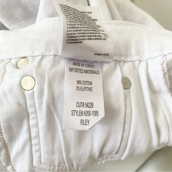 Agolde Riley High Rise Straight Crop Jeans (Stretch) - Picture 9 of 12